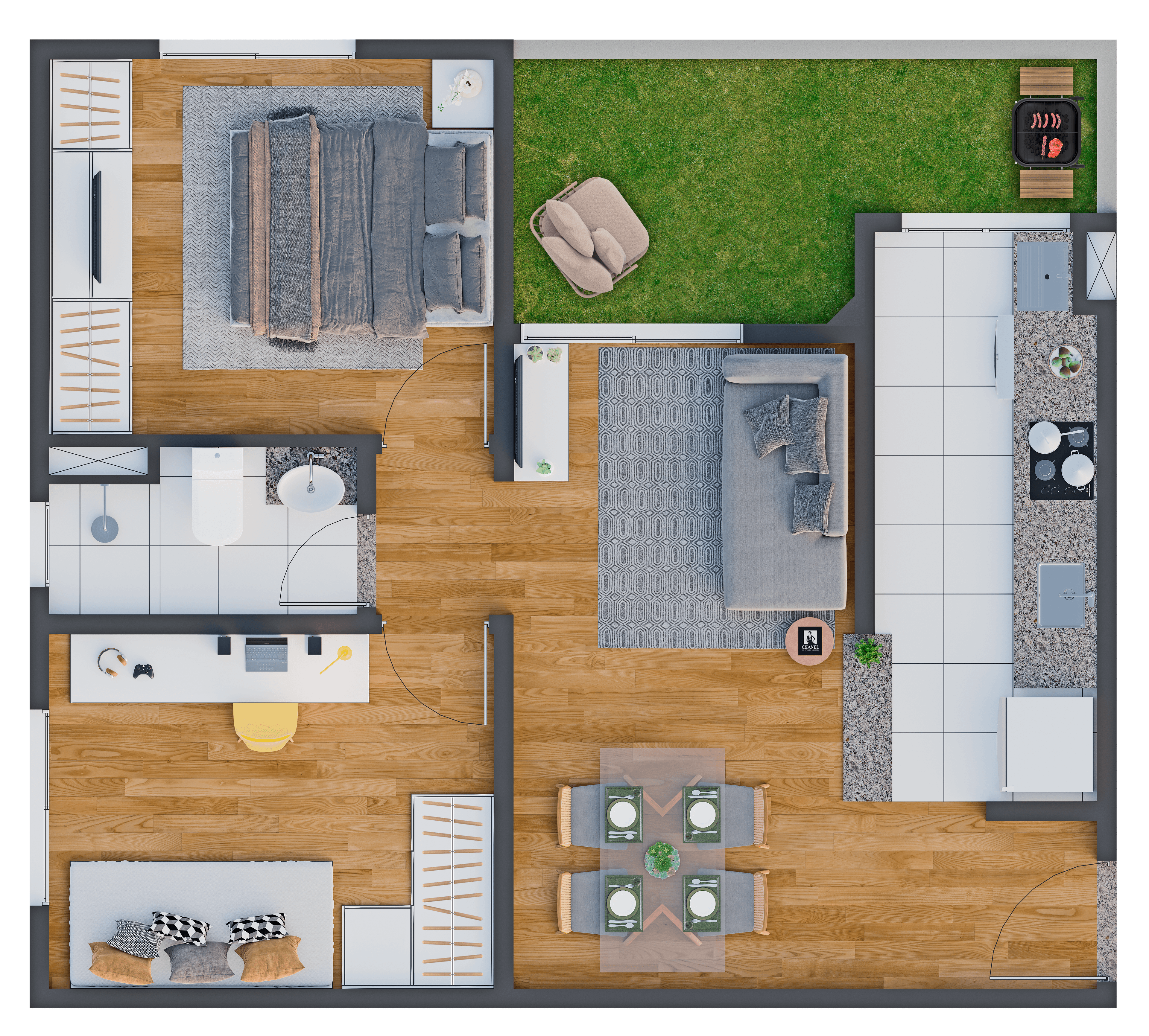 Apartamento Garden Tipo 1